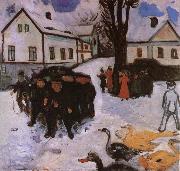 Youngling and a group of duck Edvard Munch